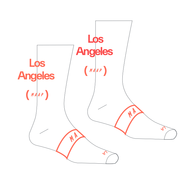 MAAP Lab Los Angeles Sock